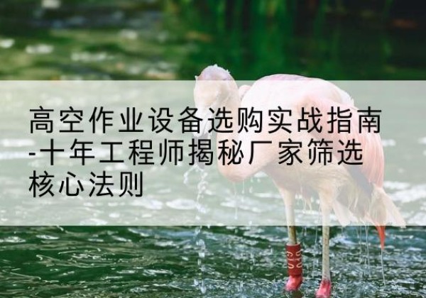 息烽剪叉式升降机厂家-高空作业设备选购实战指南-十年工程师揭秘厂家筛选核心法则